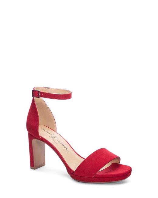Chinese Laundry Red Timi Square Toe Sandal