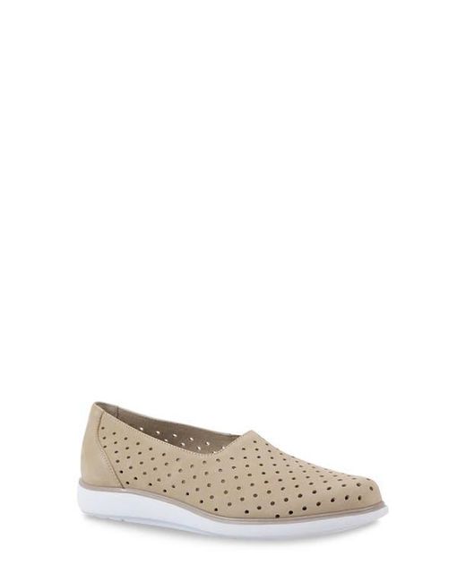 Munro White Ridley Perforated Sneaker