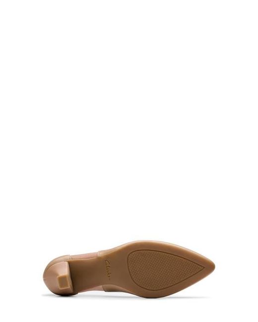 Clarks Natural Kepley Cora Pointed Toe Pump