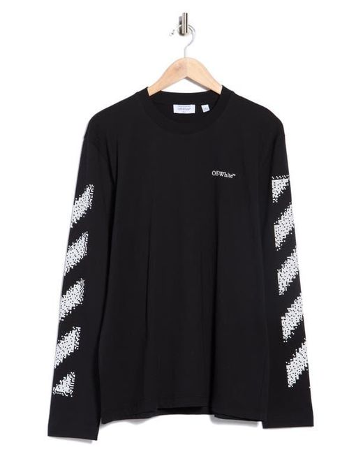 Off-White c/o Virgil Abloh Pixel Diagonal Skate Long Sleeve T