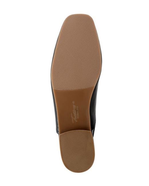 Trotters Black Holly Slingback Flat