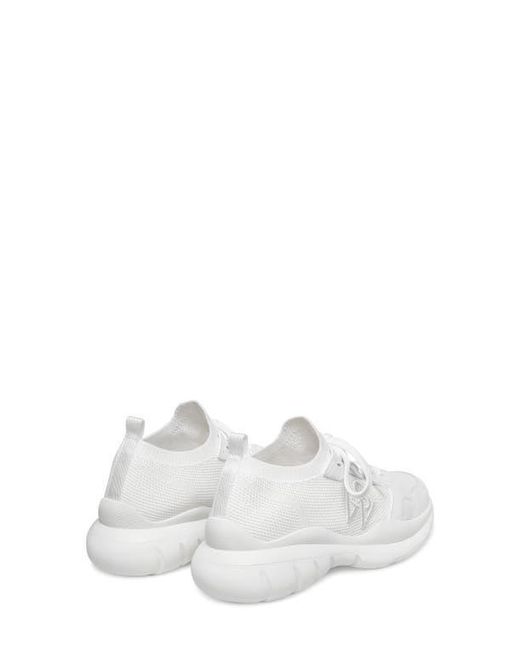 Stuart Weitzman White 5050 Knit Sneaker