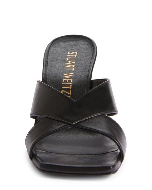 Stuart Weitzman Black Carmen Sandal