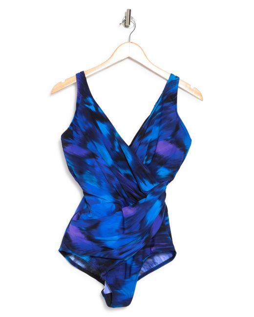 Miraclesuit Nuage Bleu Oceanus One-piece Swimsuit in Blue | Lyst