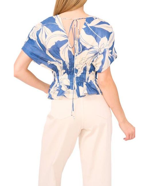 Parker Blue The Halle V-Neck Cinch Waist Top