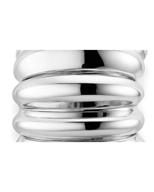 MOD AND JO Metallic Laurel Statement Stud Earrings