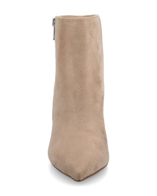 Journee Collection Brown Leyna Zip Boot