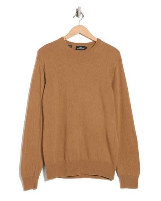 Rodd & Gunn Blue Wool & Cashmere Crewneck Sweater for men