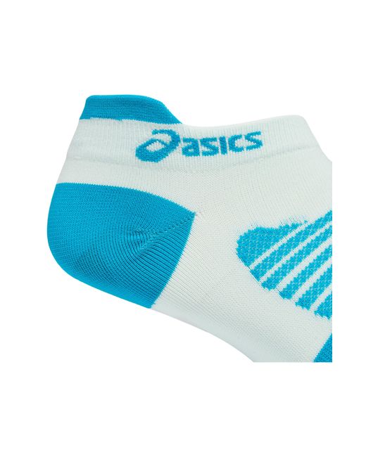 Asics Blue Quick Lyte Plus 6-pack No Show Socks