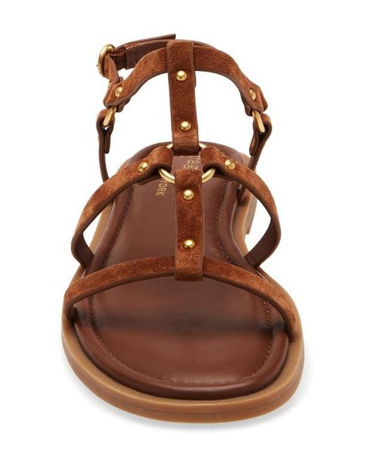 Rag & Bone Brown Geo Stud Gladiator Sandal