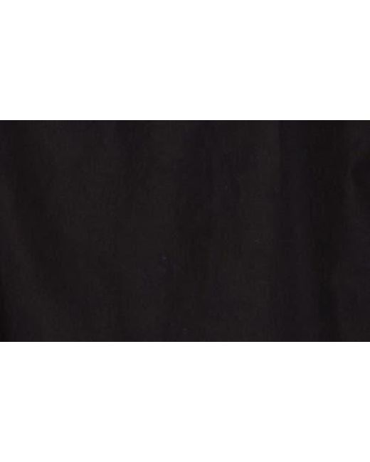 Frank & Eileen Black Cotton Button-Up Top