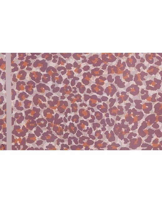 Steve Madden Pink Leopard Print Square Scarf
