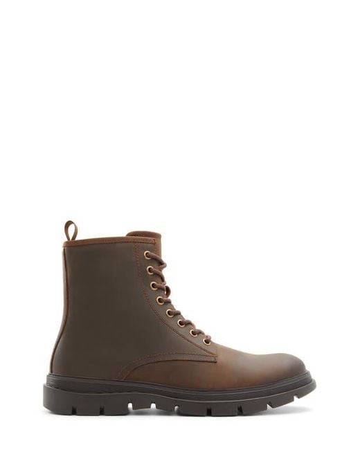 ALDO Brown Graveldiver Waterproof Combat Boot for men