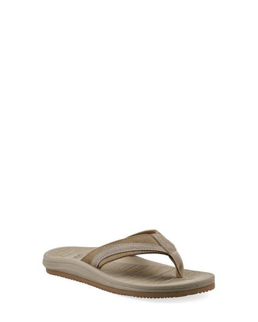 White Mountain Brown Bays Flip Flop Sandal