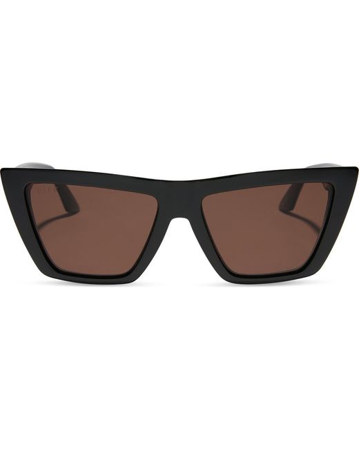 DIFF Brown Winona Square Sunglasses
