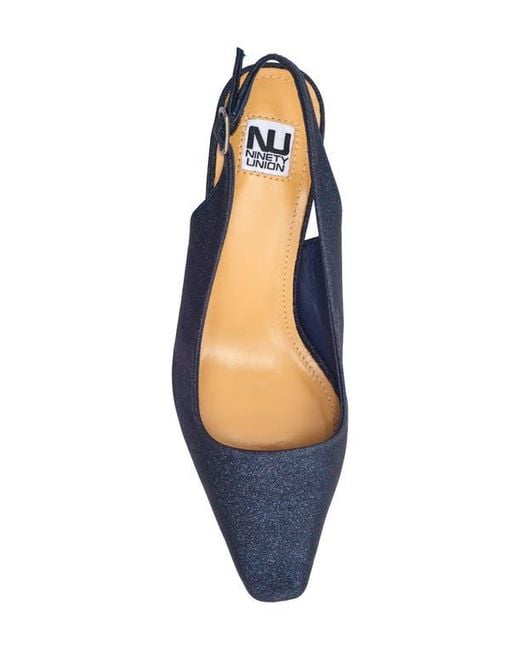 Ninety Union Blue Boca Slingback Pump