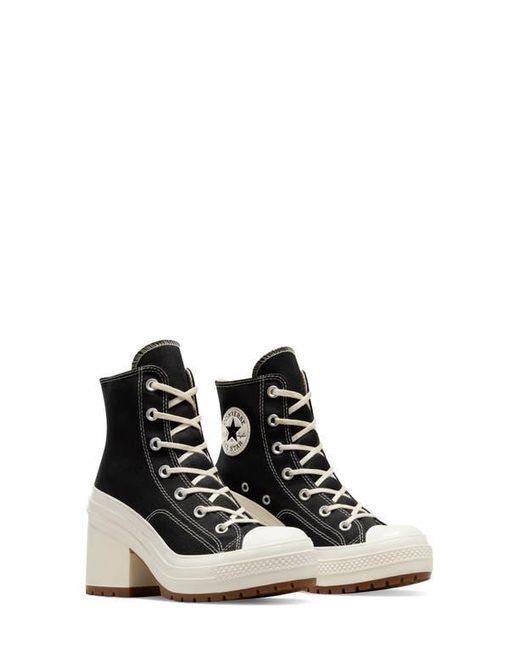 Converse Black Chuck 70 De Luxe Block Heel Sneaker