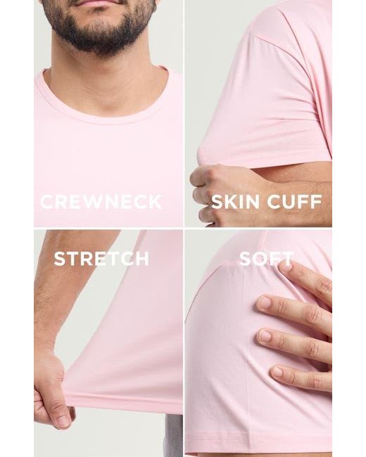 Xray Jeans Purple Flex Crewneck T-Shirt for men