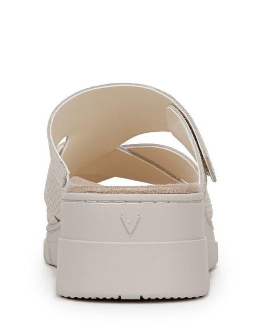 Vionic White Uptown Sunset Slide Sandal