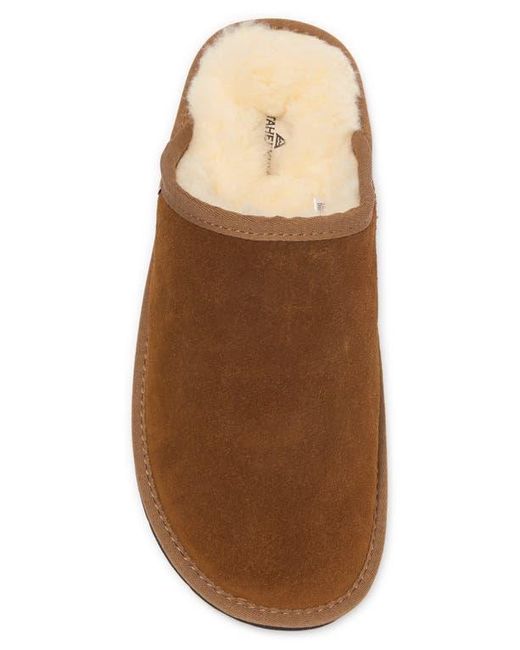 Staheekum Brown Alpine Faux Shearling Slipper for men