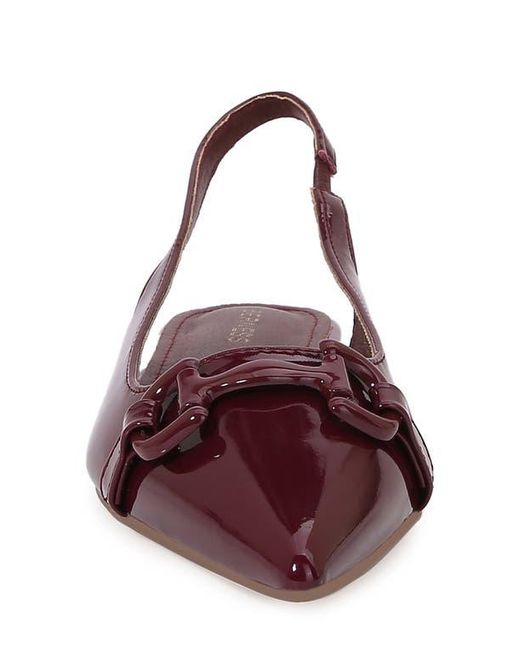 BERNESS Red Bit Slingback Flat