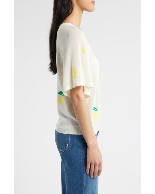 Wit & Wisdom Multicolor V-Neck Batwing Sweater