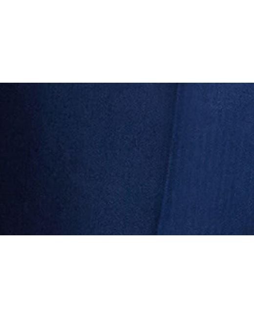 Santorelli Blue Herringbone Wool Pants for men