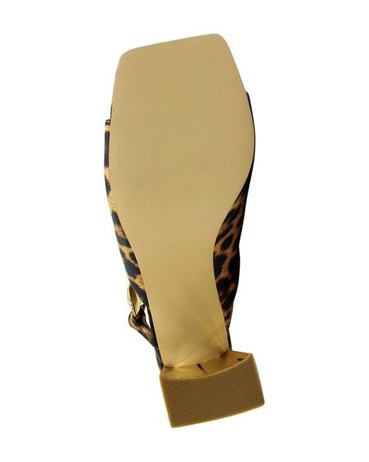 Ninety Union Brown Ryder Open Toe Pump