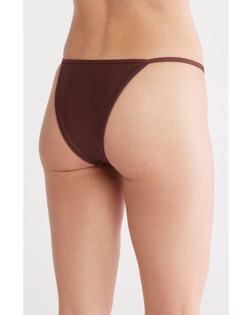 VYB Brown Side Ring String Bikini Bottoms