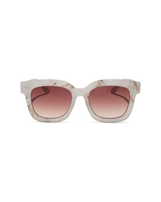 DIFF Pink 56Mm Makay Square Sunglasses