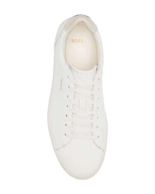 Boss White Rhys Sneaker