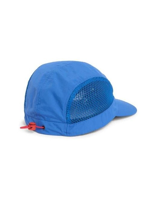 Hunter Blue Tech Nylon Mesh Baseball Cap for men