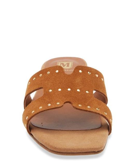 Bruno Magli Brown Finale Slide Sandal