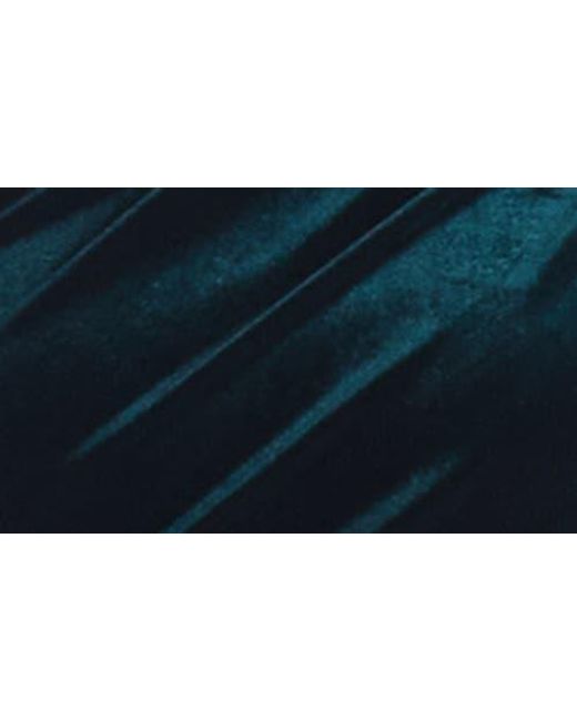 Love By Design Green Velvet One-Shoulder Sheath Dress