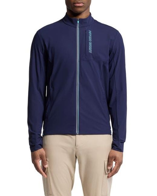 Psycho Bunny Blue Boulder Track Jacket for men