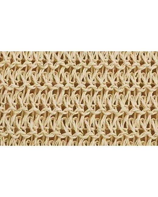 Dune Metallic Damara Raffia Tote