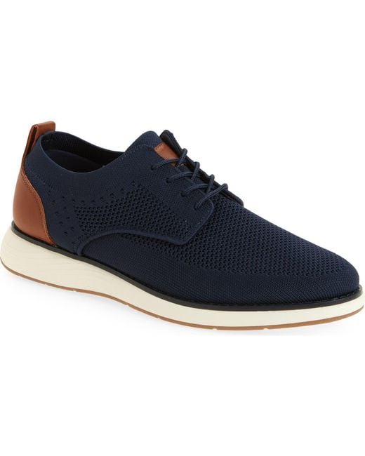 Nordstrom Rack Men's Blue Milo Hybrid Knit Sneaker Derby