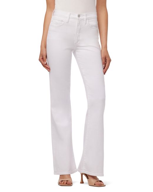 Joe's Jeans White High Rise Flare Jeans