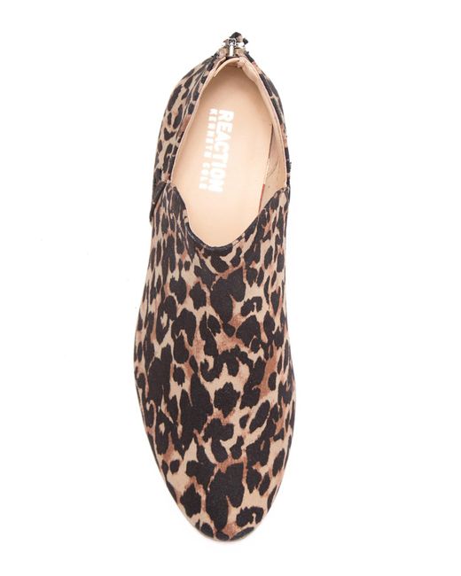 kenneth cole reaction leopard booties