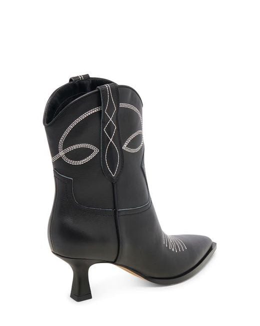 Dolce Vita Black Angel Pointed Toe Western Boot
