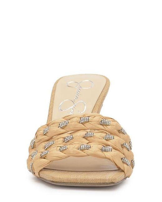 Jessica Simpson Natural Kasova Slide Sandal