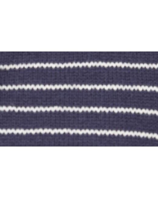 Blu Pepper Blue Stripe Button Front Sweater Vest