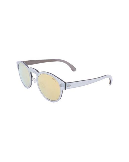 Retrosuperfuture Metallic 54Mm Round Sunglasses