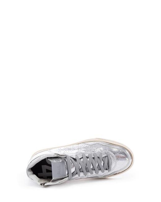 P448 White Balihi High Top Sneaker