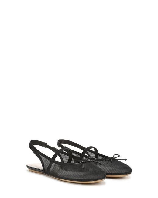 Franco Sarto Black Chara Slingback Flat