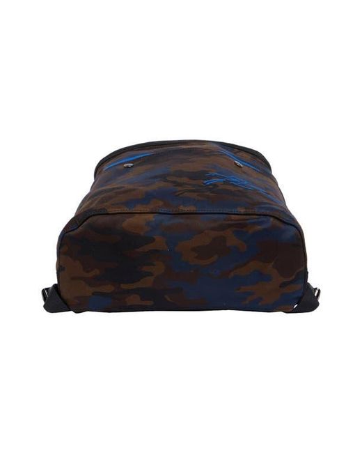 Longchamp Blue Gbn Camo Backpack