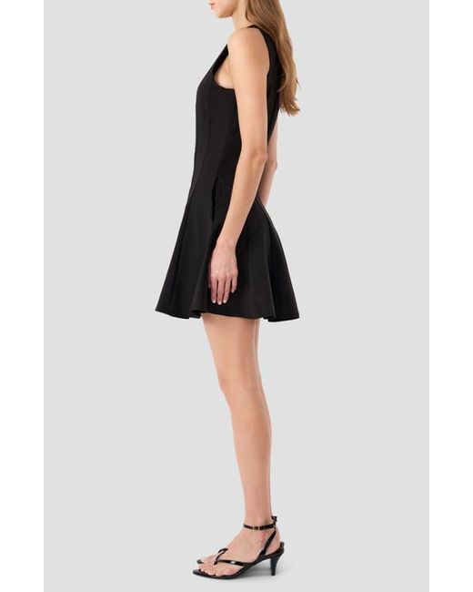 skater dress black Black Lace Bodycon Midi Dress – Sequin Embroidered Party Dress – SHOPAAWAA