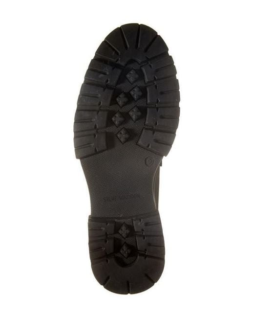 Steve Madden Black Zaccai Lug Sole Penny Loafer for men