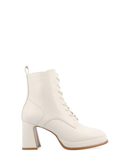 Journee Collection White Kalandi Bootie