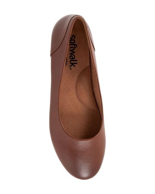 Softwalk® Brown Shiraz Flat